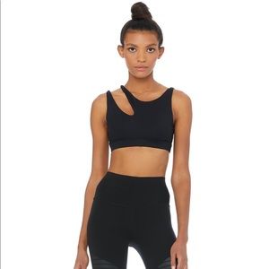 Alo Yoga Black Peak Bra
